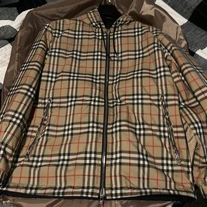 BURBERRY Burberry Reversible Vintage Check Pattern Jacket